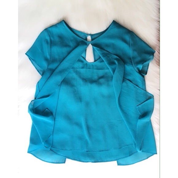 Tops - Aqua Blue Layered Top